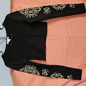 Long sleeve crop top